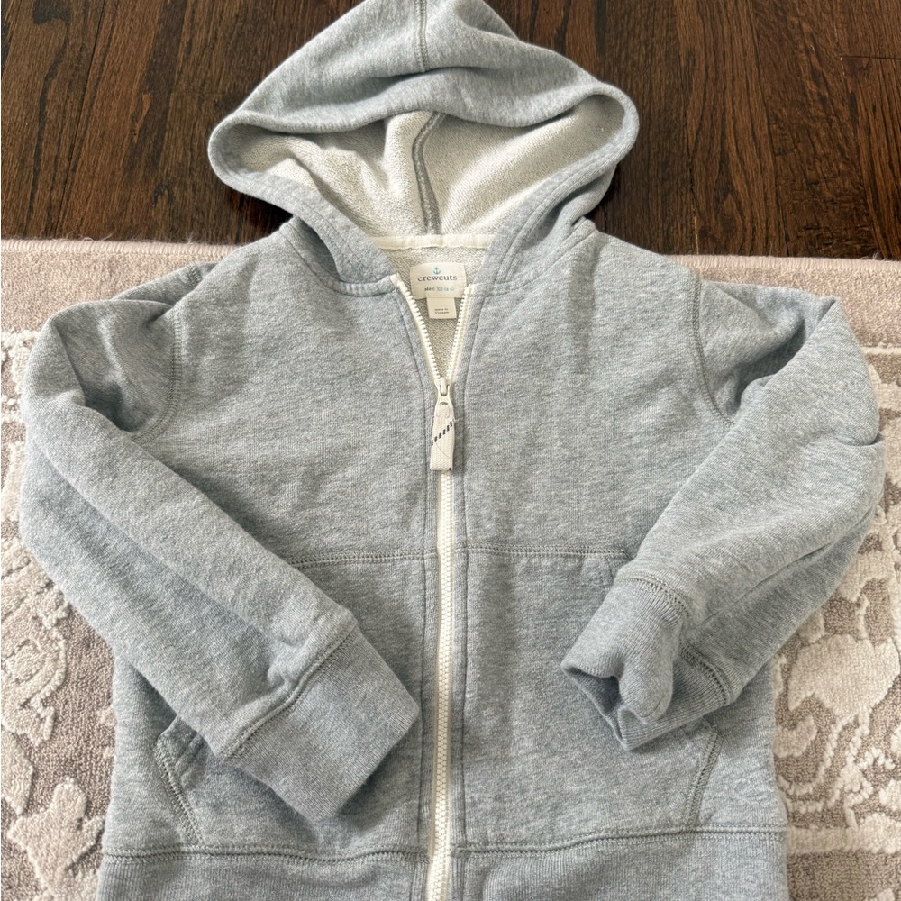 Crewcuts Light Gray Kids Hoodie